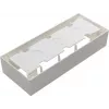 JAVEL Aufputz-Dreifachdose 6 Module M45 Weiß