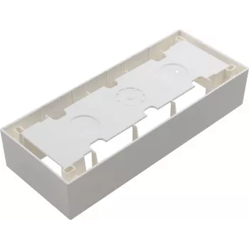 JAVEL Aufputz-Dreifachdose 6 Module M45 Weiß