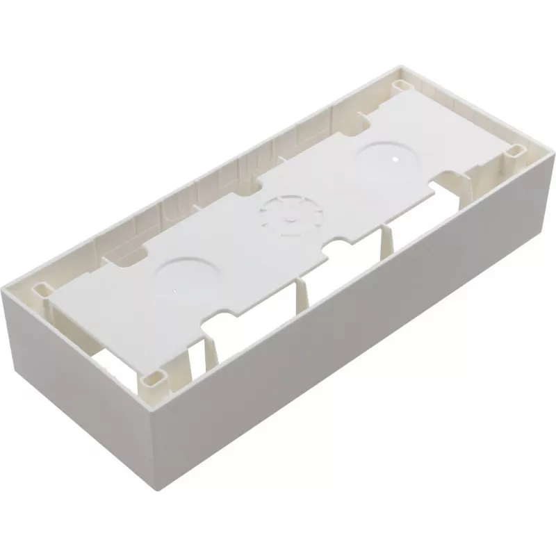 JAVEL Aufputz-Dreifachdose 6 Module M45 Weiß