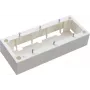 JAVEL Aufputz-Dreifachdose 6 Module M45 Weiß
