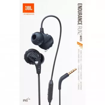 JBL Endurance Run 2 Kabelgebundene Kopfhörer wasserdicht - Schwarz
