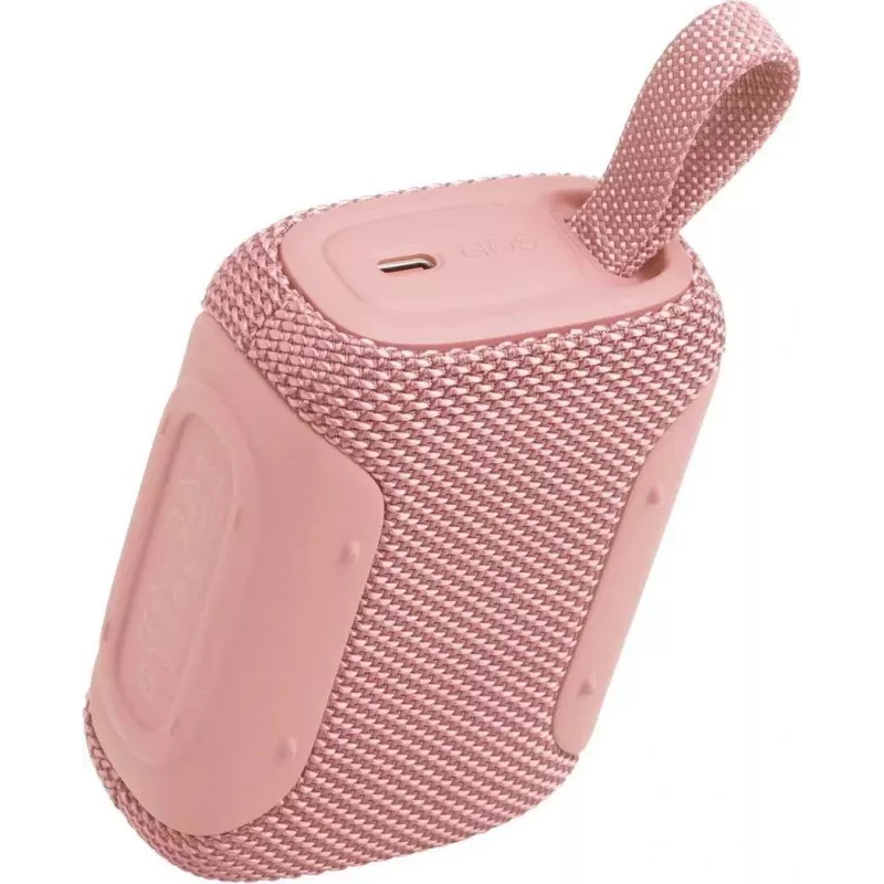 JBL Go 5 Tragbarer Bluetooth-Lautsprecher Pink EU (IP67, Bluetooth 5.3, 4.2W, USB-C)