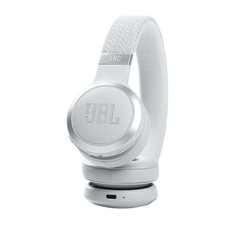 JBL Live 460NC Kabellose On-Ear-Kopfhörer mit aktiver Geräuschunterdrückung, Weiß