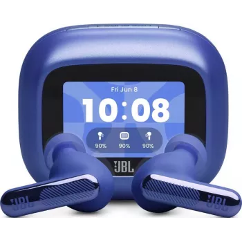 JBL Live Beam 4 True Wireless In-Ear Kopfhörer mit Bluetooth 5.3, adaptiver Geräuschunterdrückung, 48 Stunden Akkulaufzeit, IP55, Schwarz
