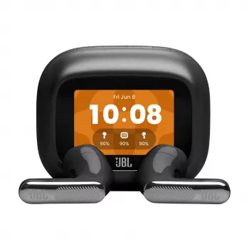 JBL LIVE Flex 4 True Wireless In-Ear Bluetooth-Kopfhörer mit adaptiver Geräuschunterdrückung, Schwarz