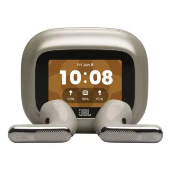JBL Live Flex 4 True Wireless Stereo In-Ear-Kopfhörer mit Bluetooth 5.3, adaptiver Geräuschunterdrückung, 50 Stunden Akkulaufzeit, IP54, Spatial Sound, Schwarz