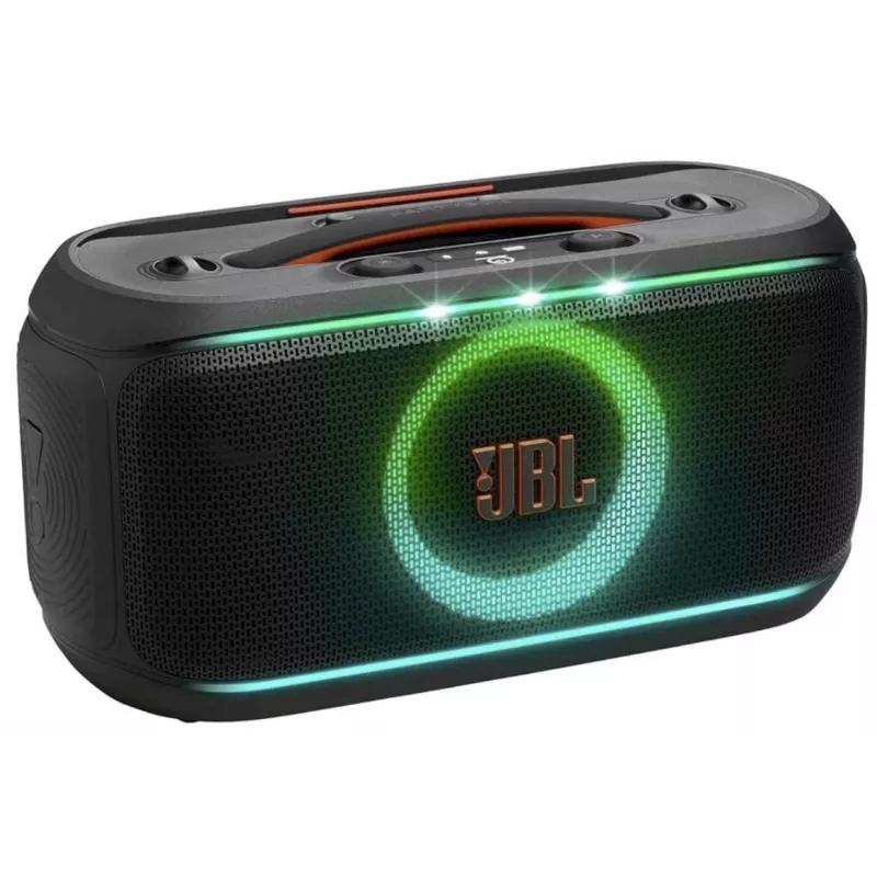 JBL Partybox On-The-Go 2 Bluetooth-Lautsprecher – Schwarz, 100 W RMS, IPX4, TWS