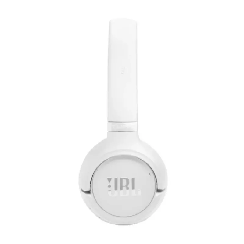 JBL Tune 530BT Kabellose On-Ear-Kopfhörer mit Pure Bass, Bluetooth 5.3, 57-Stunden-Akku, faltbares Design – Weiß