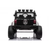 JC666 Polizeiauto Kinder-Elektroauto mit LED-Leuchten, MP3 und Fernbedienung Weiß