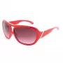 JEE VICE Damen-Sonnenbrille JV21301115001 - Oversized Square Schwarzer Rahmen Grauer Gradientenlinsen UV400