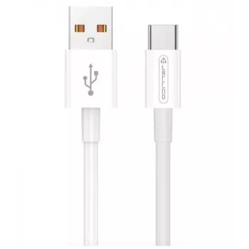 Jellico B1 Durable-Soft Universal USB to USB-C Daten- & Fast-PD-20W-Ladekabel 1m Weiß