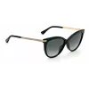 JIMMY CHOO AXELLEGS8079O Damen Butterfly-Cat-Eye-Sonnenbrille - Schwarzer Rahmen, graue Verlaufsgläser 56/16/145 mm