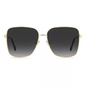 JIMMY CHOO HESTER-S-2M2 Damen-Sonnenbrille - Schwarzer Rahmen, grau verlaufende Gläser, 59 mm