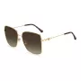 JIMMY CHOO HESTER S06JHA Damen-Sonnenbrille - Schwarzer Acetatrahmen, grau verlaufende Gläser, 59 mm