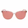 JIMMY CHOO JAIME-G-SK900 Unisex Sonnenbrille - Schwarzer Rahmen, graue Verlaufsgläser, 67 mm