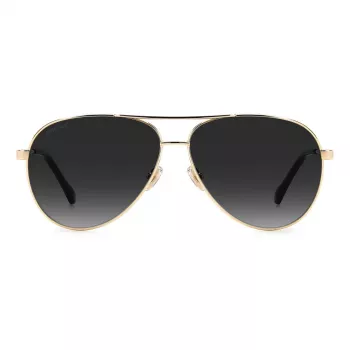 JIMMY CHOO JIMENA-S-2M2 Damen eckige Acetat-Sonnenbrille Havana Braun Verlauf 60/12/145 mm