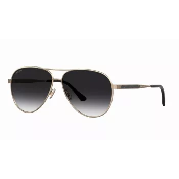 JIMMY CHOO JIMENA-S-2M2 Damen eckige Acetat-Sonnenbrille Havana Braun Verlauf 60/12/145 mm