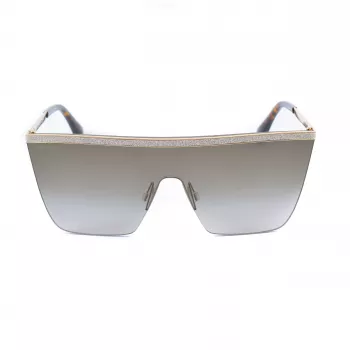 Jimmy Choo Leah/S 06JHA Damen-Sonnenbrille Gold Metall Butterfly-Fassung Braune Gradientengläser 57mm