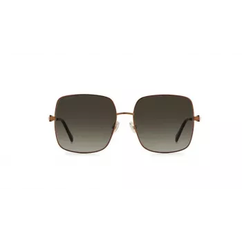 JIMMY CHOO LILI-S-J7D Damen Butterfly Cat Eye Sonnenbrille Gold Metallrahmen Braun Verlaufsgläser 58mm