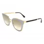 JIMMY CHOO LORYS492M2FQ Damen Katzenaugen-Sonnenbrille Havana Braun Verlauf 49mm
