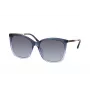 JIMMY CHOO NEREA-G-S-JQ4 Damen-Sonnenbrille - Schwarzer Rahmen, graue Gläser - 57/17/145 mm