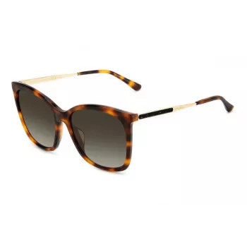 JIMMY CHOO NEREA Sonnenbrille NEREAGS05LHA Damen Cat-Eye Acetat Schwarz Grau 55/20/144 mm