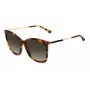 JIMMY CHOO NEREA Sonnenbrille NEREAGS05LHA Damen Cat-Eye Acetat Schwarz Grau 55/20/144 mm