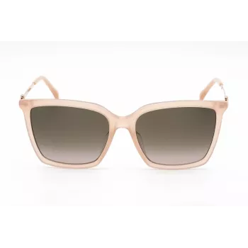JIMMY CHOO TOTTA-G-S-FWM Damen-Sonnenbrille - Schwarzer Acetatrahmen, graue Verlaufsgläser, 56 mm