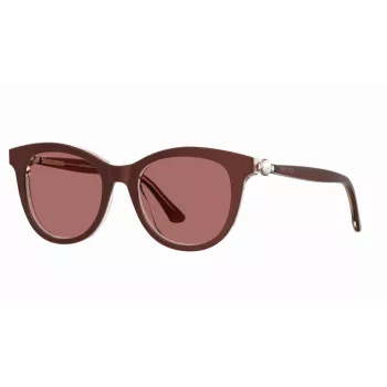 JIMMY CHOO Damen Sonnenbrille Annabeth/S - Schwarzer Rahmen, Graue Gradienten-Gläser - 51/19/145 mm