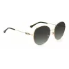 JIMMY CHOO Damen BIRDIESPEFIB Sonnenbrille - Übergroßer quadratischer Cat-Eye-Acetatrahmen - 60/18/145 mm - UV400-Schutz