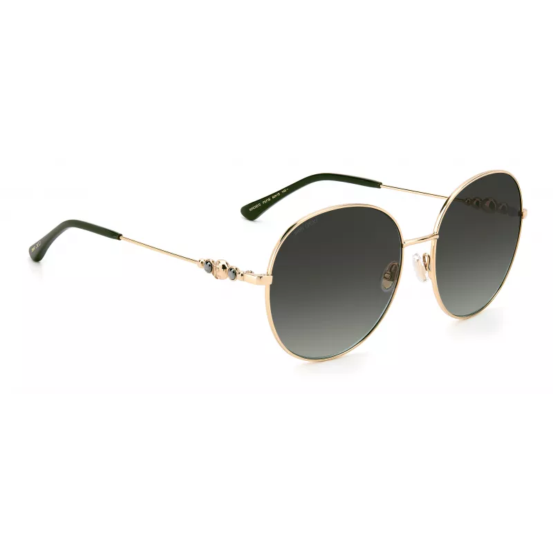 JIMMY CHOO Damen BIRDIESPEFIB Sonnenbrille - Übergroßer quadratischer Cat-Eye-Acetatrahmen - 60/18/145 mm - UV400-Schutz