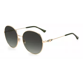 JIMMY CHOO Damen BIRDIESPEFIB Sonnenbrille - Übergroßer quadratischer Cat-Eye-Acetatrahmen - 60/18/145 mm - UV400-Schutz