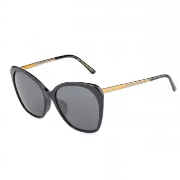 JIMMY CHOO Damen ELE-F-S-807 Mode-Sonnenbrille - Acetatrahmen, Polycarbonatgläser, UV400-Schutz, 56 mm Glasbreite