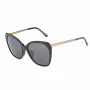 JIMMY CHOO Damen ELE-F-S-807 Mode-Sonnenbrille - Acetatrahmen, Polycarbonatgläser, UV400-Schutz, 56 mm Glasbreite
