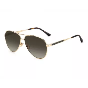 JIMMY CHOO Damen JIMENA-S-06J Butterfly Sonnenbrille Havana Brown Gradient 60mm