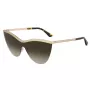 JIMMY CHOO Damen Kristens Cat Eye Sonnenbrille Havana Braun Verlauf 56mm