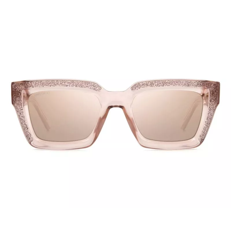 JIMMY CHOO Damen MEGS-S-FWM2S Cat-Eye-Sonnenbrille Havana Brown Gradient 51mm