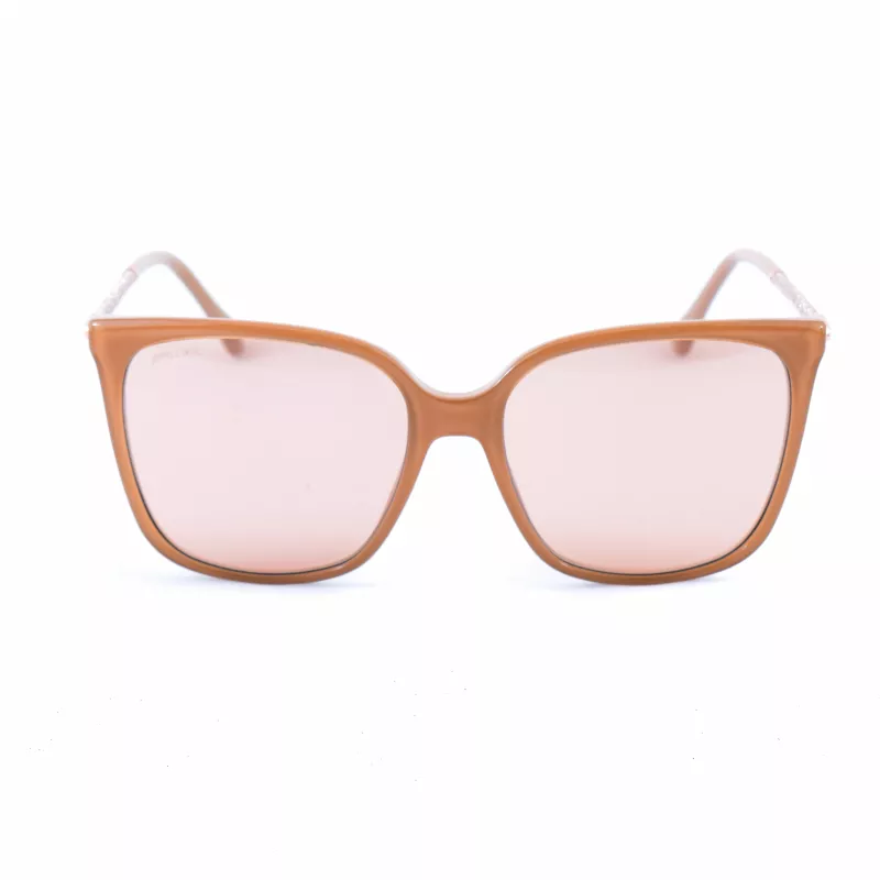 Jimmy Choo Damen-Sonnenbrille Scilla F/S WM2S - Schwarzer Acetat-Rahmen im Butterfly/Cat-Eye-Design mit grauen Gradientengläsern - 52/15/140 mm