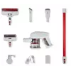 JIMMY JV51 Akku-Staubsauger als Handstick und Handgerät, 400 W, 21,6 V, 45 min Laufzeit, Rot