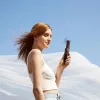 JISULIFE Handheld Fan 8 Braun - Tragbarer wiederaufladbarer Mini-Ventilator mit Powerbank-Funktion