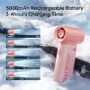 JISULIFE Handheld Fan Life9 5000mAh Portable USB Fan - Pink