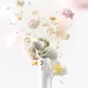 JISULIFE Handheld Fan Pro1 Mini 4250 mAh USB-C Portable Fan - Weiß