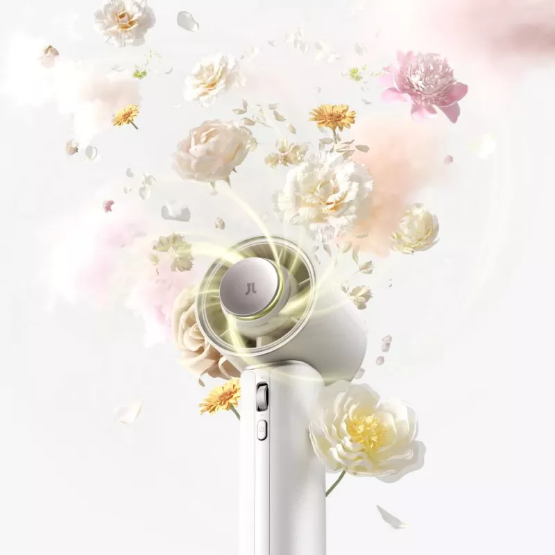 JISULIFE Handheld Fan Pro1 Mini 4250 mAh USB-C Portable Fan - Weiß