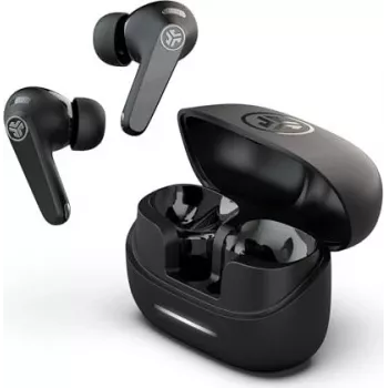 JLab JBuds ANC Pods True Wireless Earbuds mit aktiver Geräuschunterdrückung, IP55, Schwarz