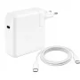 JLC 96W USB-C Netzteil mit 2m USB-C Kabel, USB PD 3.0, UK Stecker, Weiß (Bulk)