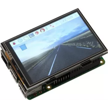 Joy-it 3,5 Zoll TFT Touch Display Modul für Raspberry Pi B+ / 2B / 3B / 3B+ / 4B - 480x320 SPI Resistiver Touchscreen
