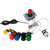 JOY-IT RBT DIY Encoder USB Arcade-Controller-Platine für DIY-Arcade-Automaten und Fight-Sticks (SBC-ZDE)