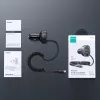 Joyroom 4-in-1 Fast Car Charger PD QC3.0 AFC FCP mit 1,6m 57W Lightning-Kabel Schwarz