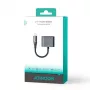 Joyroom Adapter DAC 2-in-1 Lightning auf Lightning/Lightning, 60W, 0,12m, Schwarz (JR-SY-L02)