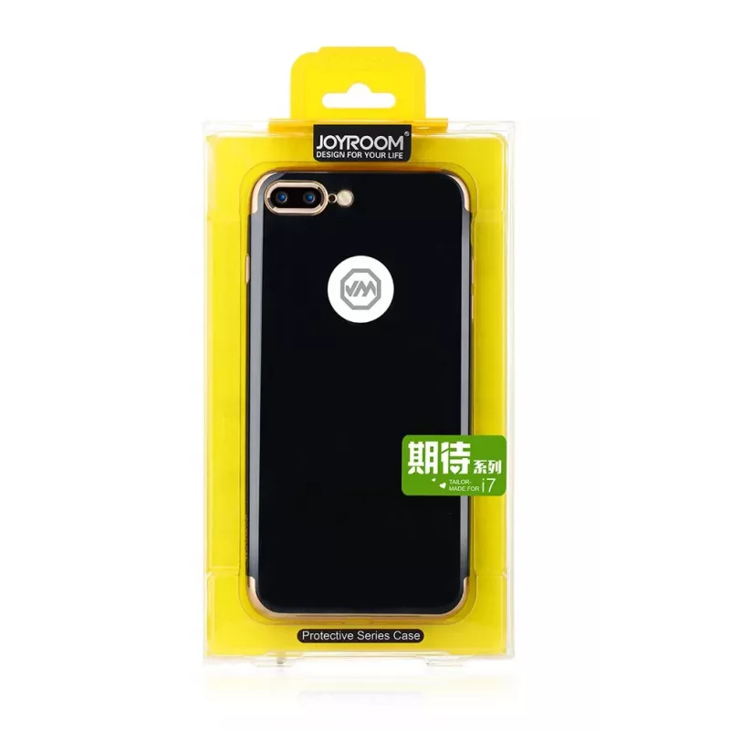 Joyroom Apple iPhone 7 Plus TPU-Hülle JR-BP234 Transparent Schwarz